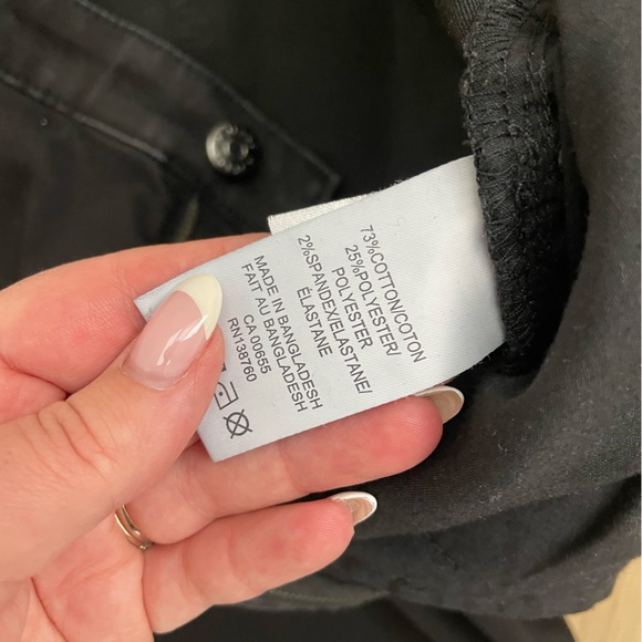 R Jeans super stretchy black skinny jean size 34 - Picture 4 of 5